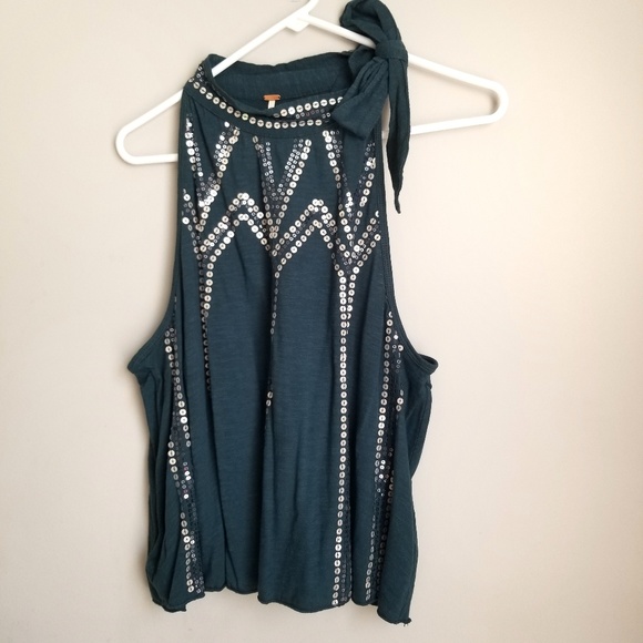 NWOT Free People Glitter City Tank - Picture 4 of 7